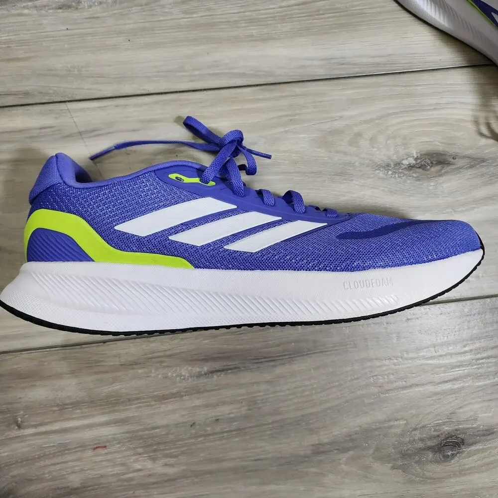 adidas Running Shoes Men's 10 Cobalt Blue Runfalcon 5 New